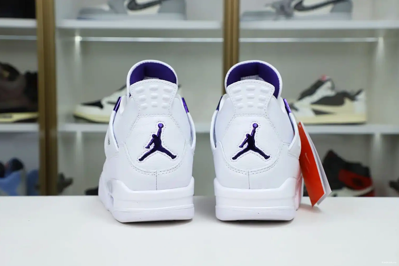 4 METALLIC AIR JORDAN Kimikick PURPLE 0616